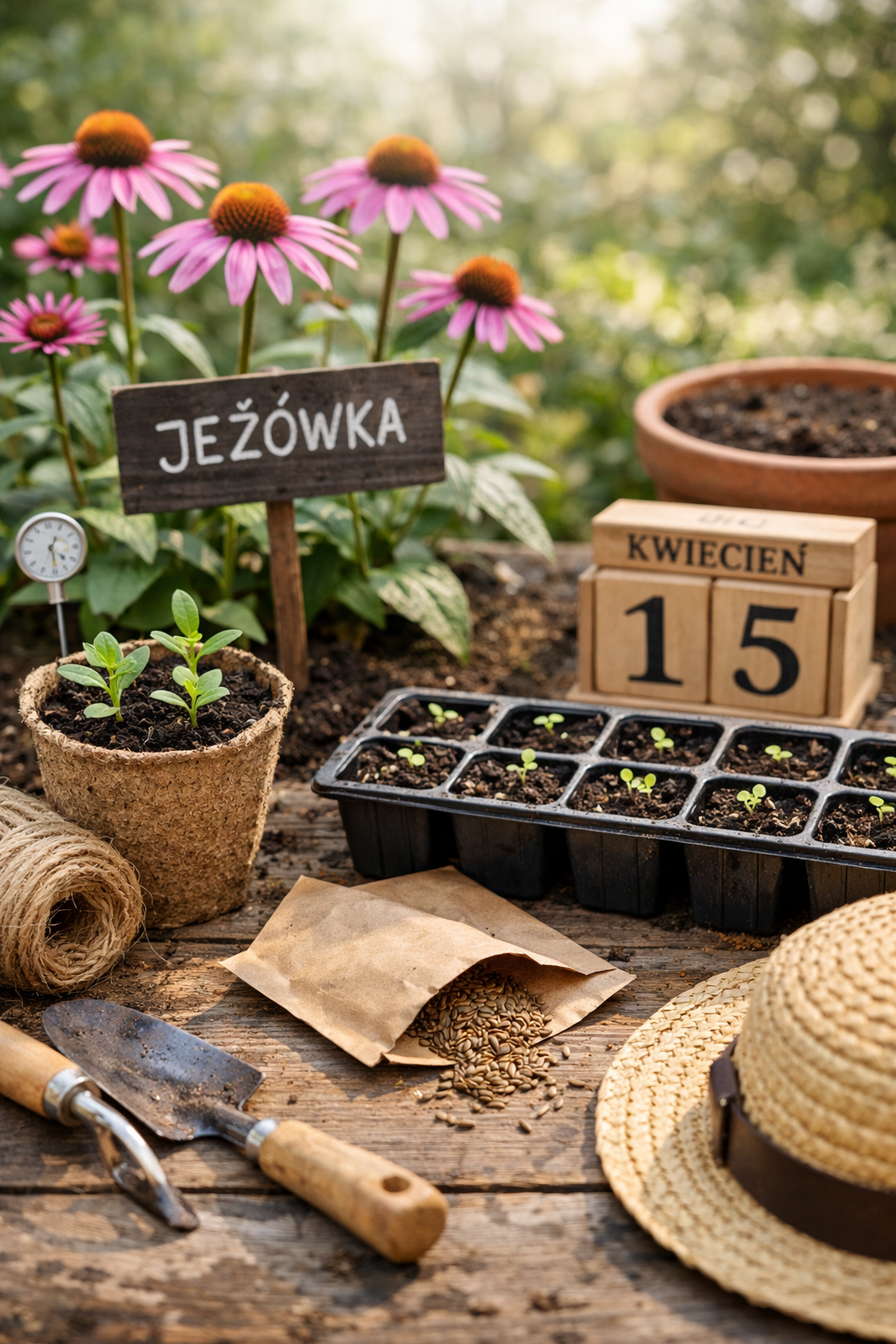 Kiedy siać jeżówkę? Terminy wysiewu w Polsce